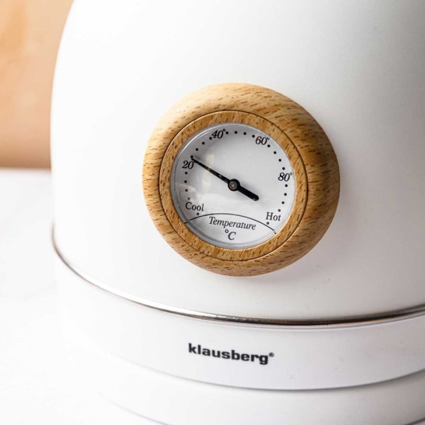 Електричний чайник 1,8 л з термометром Klausberg KB-9007 Retro