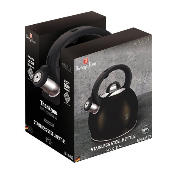 Чайник BERLINGER HAUS BH-6832 об'ємом 3 л зі свистком