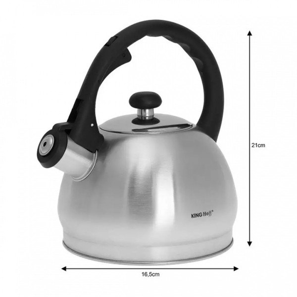 Чайник KINGHOFF зі свистком 1.8 л KH-3773