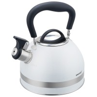СТАЛЕВИЙ ІНДУКЦІЙНИЙ ЧАЙНИК 1,8 Л KINGHOFF KH-1852 БІЛИЙ