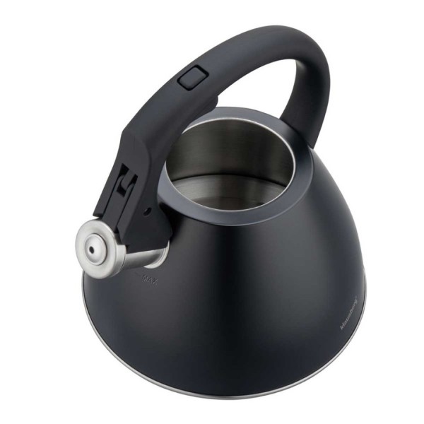 СТАЛЕВИЙ ЧАЙНИК ЗІ СВИСТКОМ 2,5 Л KLAUSBERG KB-7952