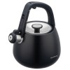 СТАЛЕВИЙ ГАЗОВИЙ ЧАЙНИК 2,5 Л ІНДУКЦІЙНИЙ KLAUSBERG KB-7774 МАТОВИЙ ЧОРНИЙ
