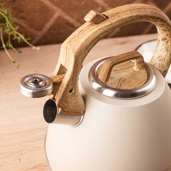 СТАЛЕВИЙ ЧАЙНИК ЗІ СВИСТКОМ 2,5 Л KLAUSBERG KB-7954