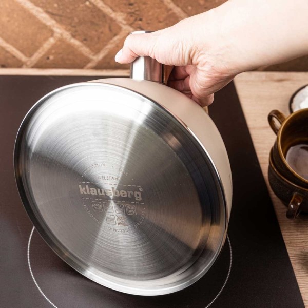 СТАЛЕВИЙ ЧАЙНИК ЗІ СВИСТКОМ 2,5 Л KLAUSBERG KB-7954