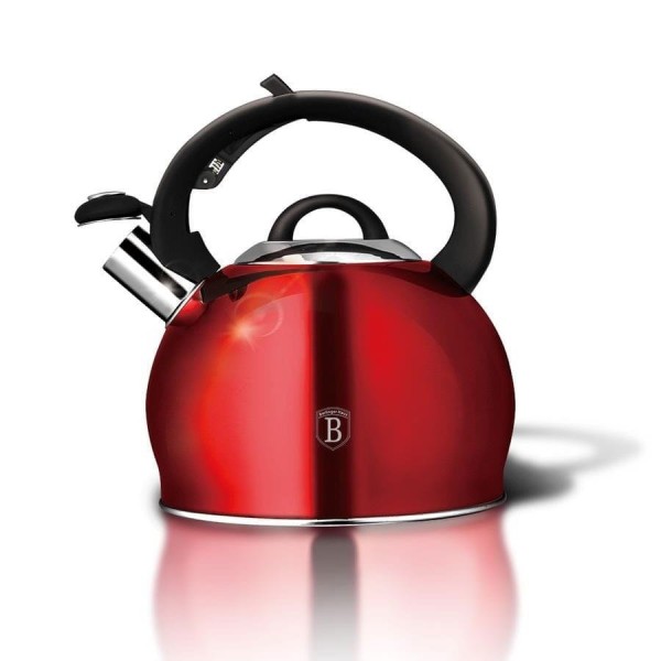 СТАЛЕВИЙ ЧАЙНИК 3.0 Л BERLINGER HAUS БУРГУНДСЬКА ЛІНІЯ BH-1074