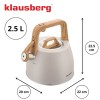 Czajnik stalowy Klausberg KB-7917 (2,5 l)