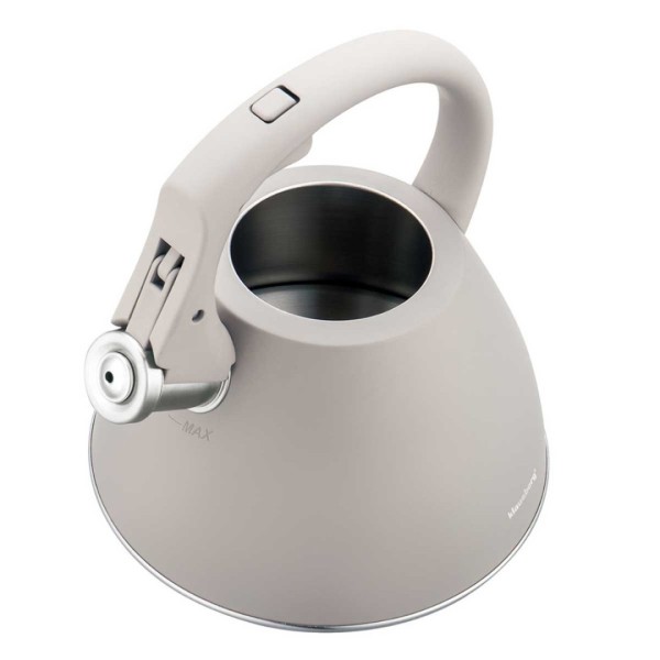 СТАЛЕВИЙ ЧАЙНИК ЗІ СВИСТКОМ 2,5 Л KLAUSBERG KB-7953