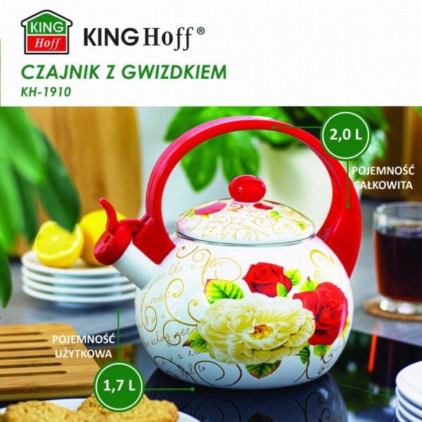 Czajnik emaliowany Kinghoff KH-1910 (2.0 l)