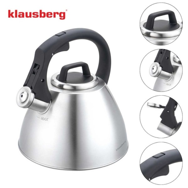 Czajnik stalowy Klausberg KB-7951 (2,5 l)
