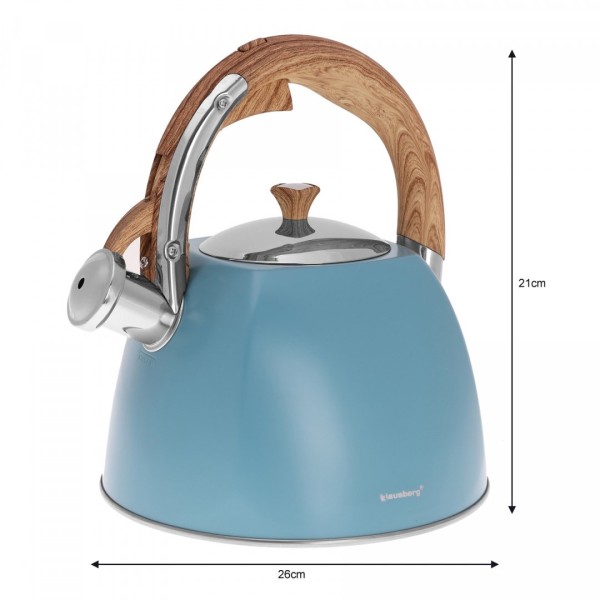 ЛАКОВАНИЙ СТАЛЕВИЙ ЧАЙНИК 3.0 Л KLAUSBERG KB-7499
