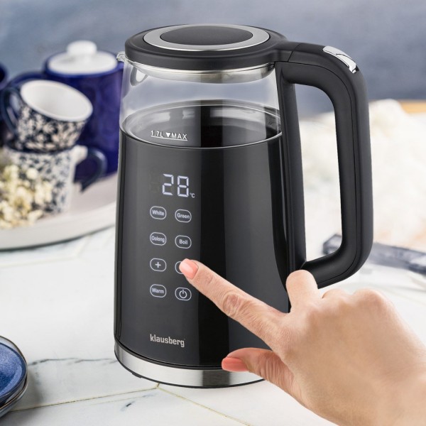 Czajnik elektryczny Klausberg KB-7894 (1.7 l, regulacja temperatury)