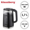 Czajnik elektryczny Klausberg KB-7894 (1.7 l, regulacja temperatury)