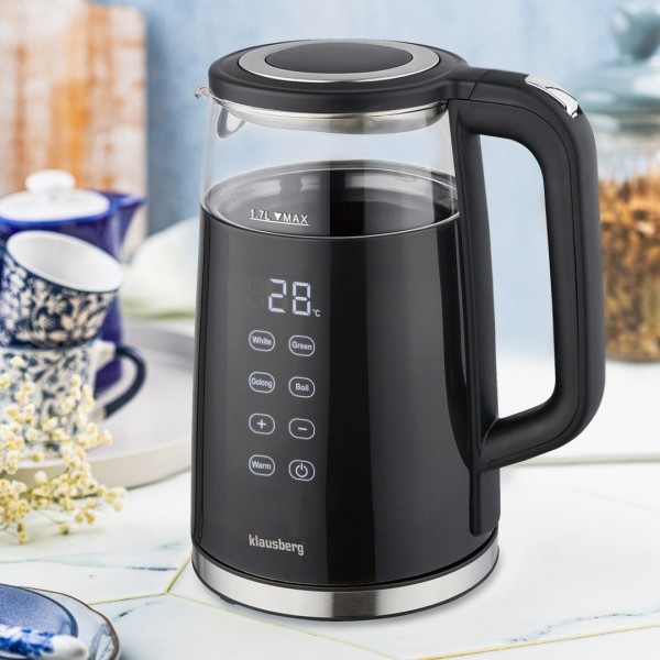 Czajnik elektryczny Klausberg KB-7894 (1.7 l, regulacja temperatury)