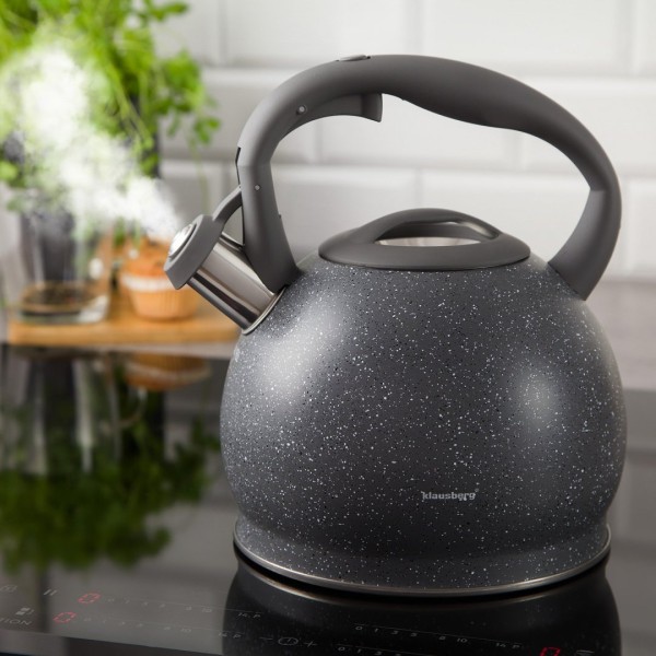 СТАЛЕВИЙ ЧАЙНИК 3.0 Л KLAUSBERG MARMO KB-7267