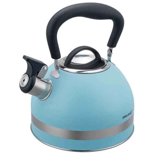 СТАЛЕВИЙ ІНДУКЦІЙНИЙ ЧАЙНИК 1,8 Л KINGHOFF KH-1857 СИНІЙ