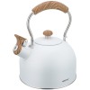СТАЛЕВИЙ ІНДУКЦІЙНИЙ ЧАЙНИК 2,5 Л KINGHOFF KH-1860 МАТОВИЙ БІЛИЙ