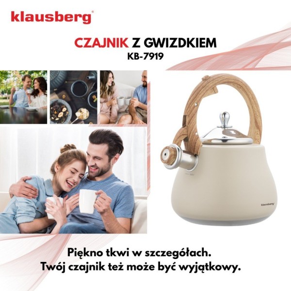 Czajnik stalowy Klausberg KB-7919 (2,8 l)