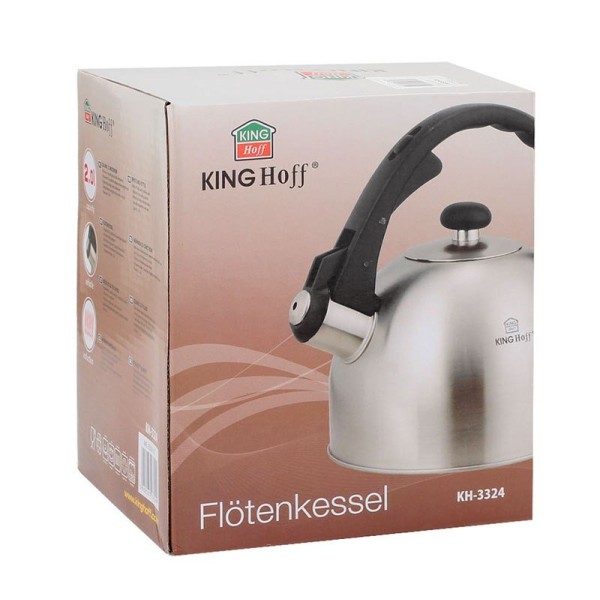 СТАЛЕВИЙ ЧАЙНИК 1,5 Л KiNGHOFF KH-3324