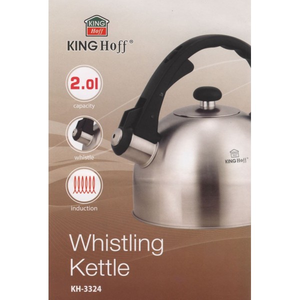 СТАЛЕВИЙ ЧАЙНИК 1,5 Л KiNGHOFF KH-3324