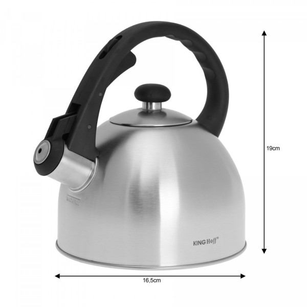 СТАЛЕВИЙ ЧАЙНИК 1,5 Л KiNGHOFF KH-3324