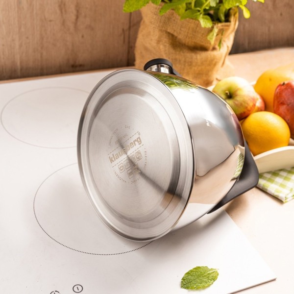 СТАЛЕВИЙ ЧАЙНИК ЗІ СВИСТКОМ 2,5 Л KLAUSBERG KB-7914