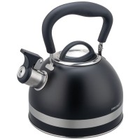 СТАЛЕВИЙ ІНДУКЦІЙНИЙ ЧАЙНИК 1,8 Л KINGHOFF KH-1858 ЧОРНИЙ