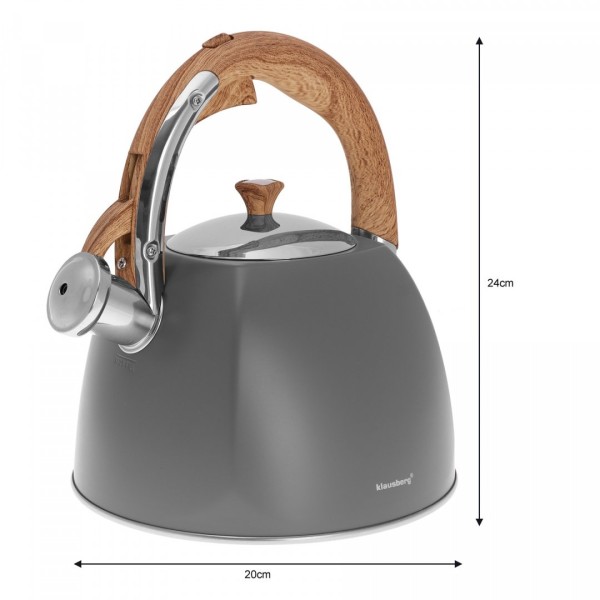 Чайник KLAUSBERG KB-7501 3.0 л з лакованої сталі