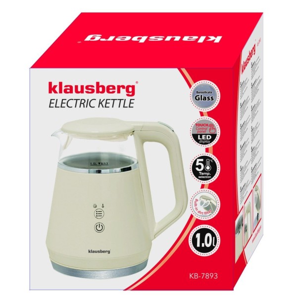 Czajnik elektryczny Klausberg KB-7893 (1.0 l)