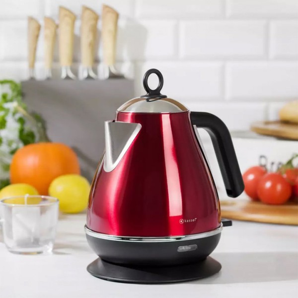 Електричний чайник Kassel 1,7 л червоний 93224