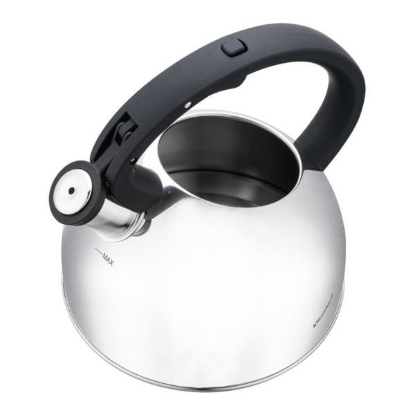 СТАЛЕВИЙ ЧАЙНИК ЗІ СВИСТКОМ 2,5 Л KLAUSBERG KB-7910