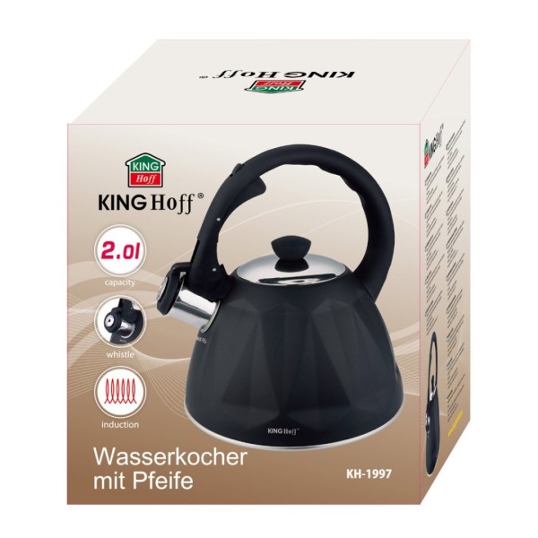 Czajnik z gwizdkiem Kinghoff KH-1997 (2 l)