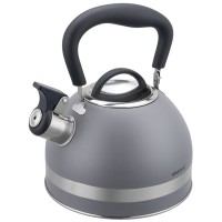 СТАЛЕВИЙ ІНДУКЦІЙНИЙ ЧАЙНИК 1,8 Л KINGHOFF KH-1851 СІРИЙ
