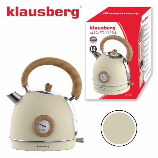 Czajnik elektryczny Klausberg KB-7905 (stal nierdzewna 1.8 l)