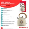 Czajnik elektryczny Klausberg KB-7905 (stal nierdzewna 1.8 l)