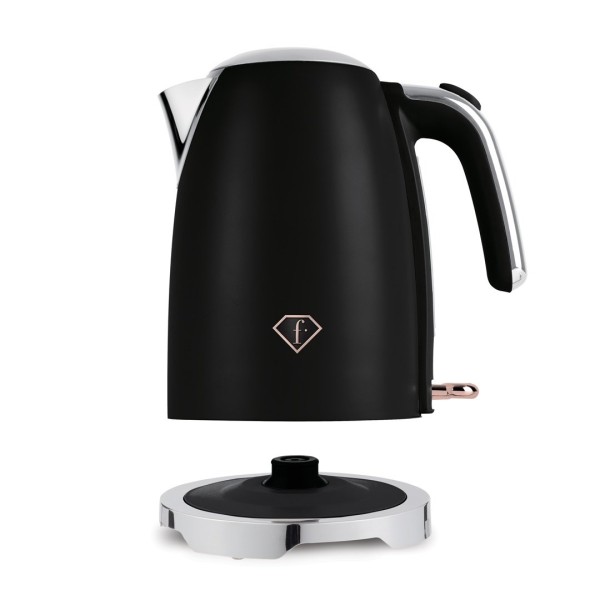 Czajnik elektryczny Berlinger haus FTV-0113 (matowy czarny z różowym złotem)