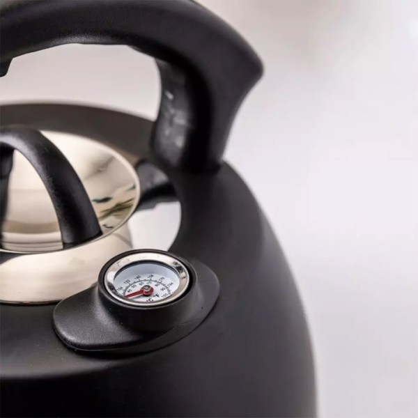 СТАЛЕВИЙ ЧАЙНИК З ТЕРМОМЕТРОМ 3 Л KLAUSBERG KB-7371