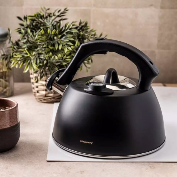 СТАЛЕВИЙ ЧАЙНИК З ТЕРМОМЕТРОМ 3 Л KLAUSBERG KB-7371