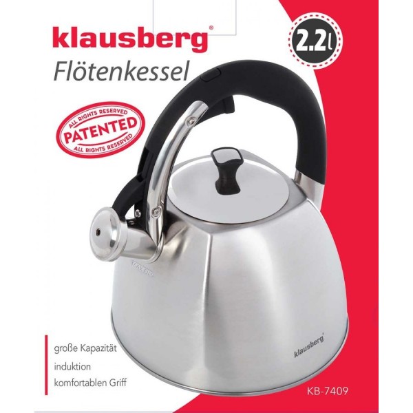 Czajnik z gwizdkiem Klausberg KB-7409 (2,2 l)