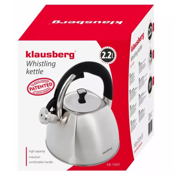 Czajnik z gwizdkiem Klausberg KB-7409 (2,2 l)