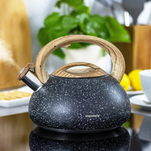 СТАЛЕВИЙ ЧАЙНИК 2.7 Л WOOD LINE KLAUSBERG KB-7282