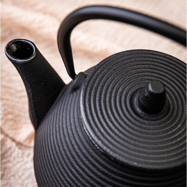 Чавунний чайник KINGHOFF KH-1846 1.0 л з чавунними чашками