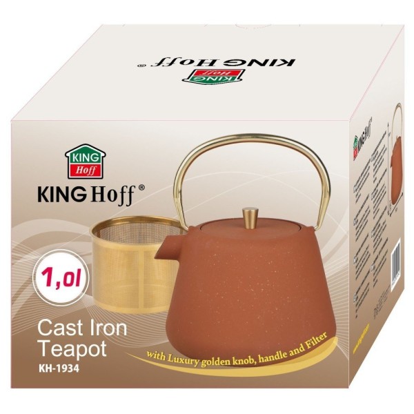 Czajniczek zaparzacz do herbaty i kawy Kinghoff KH-1934 (1.0 l)