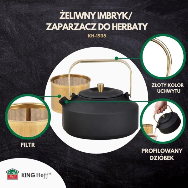 Zaparzacz do herbaty i kawy Kinghoff KH-1935 (1.0 l)