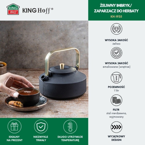 Zaparzacz do herbaty i kawy Kinghoff KH-1935 (1.0 l)