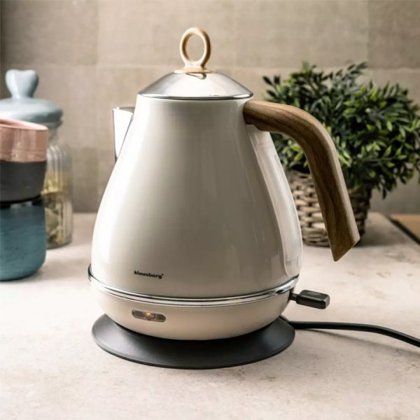 Електричний чайник 1.7 л Klausberg KB-7708 кремовий
