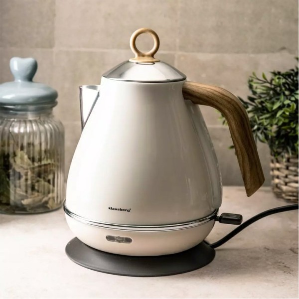 Електричний чайник 1.7 л Klausberg KB-7708 кремовий