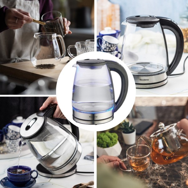 Czajnik elektryczny Klausberg KB-7887 (szklany 1.8 l)