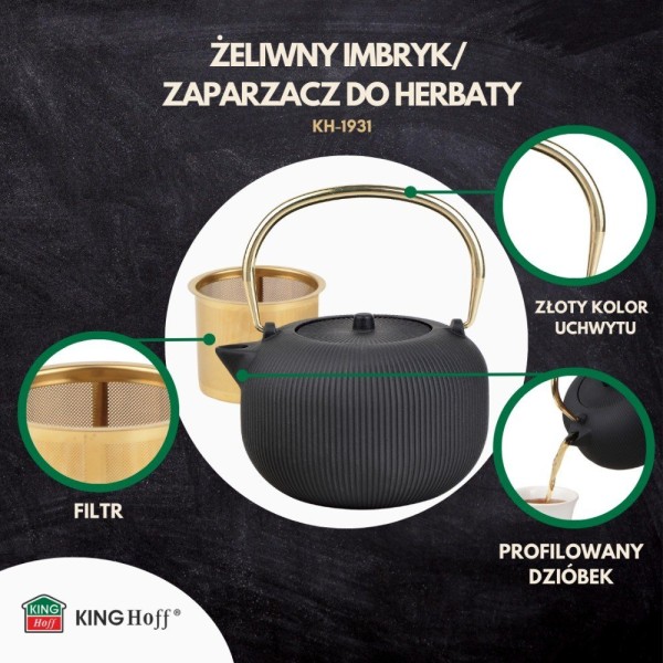 Zaparzacz do herbaty i kawy Kinghoff KH-1931 (1.0 l)