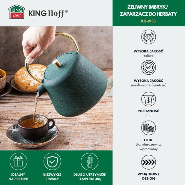 Zaparzacz do herbaty i kawy Kinghoff KH-1933 (1.0 l)
