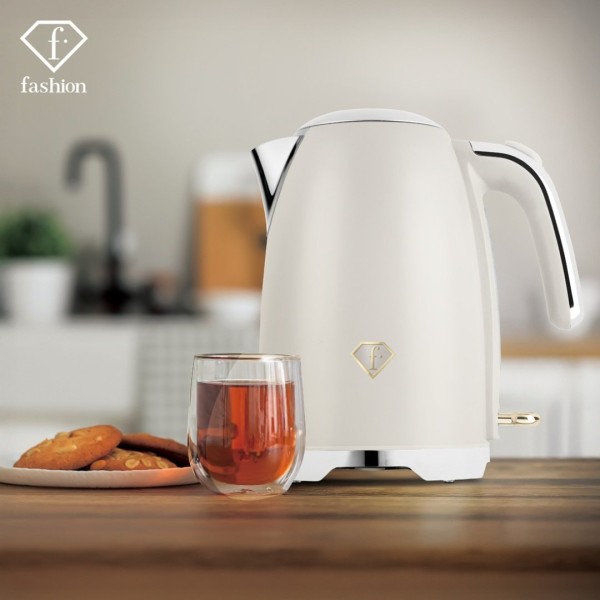 Електричний чайник FashionTV FTV-0114 матово-кремово-золотистий